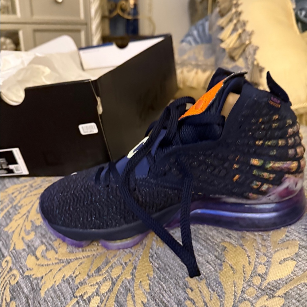Nike Navy and Purple Sneakers